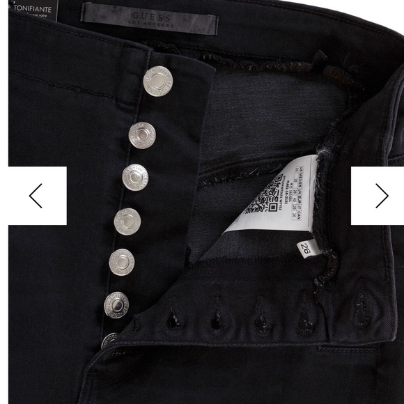 Sold ❌Vintage 90s Guess skinny high rise denim stretchy size 38 - Picture 4 of 7